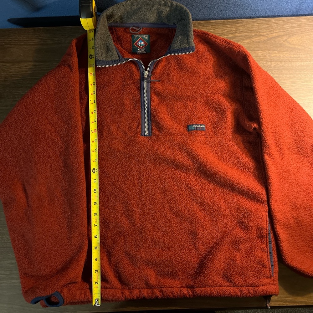 G.H Bass & Co. Red Fleece Pullover